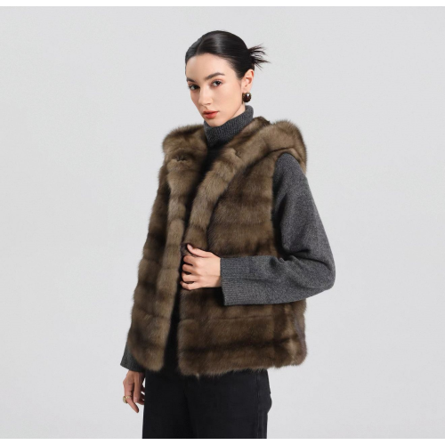 Russian sable tortora vest US 2180