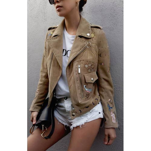 Biker  Suede Jacket US 2900